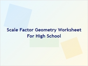 Understanding Scale Factor in Geometric Transformations